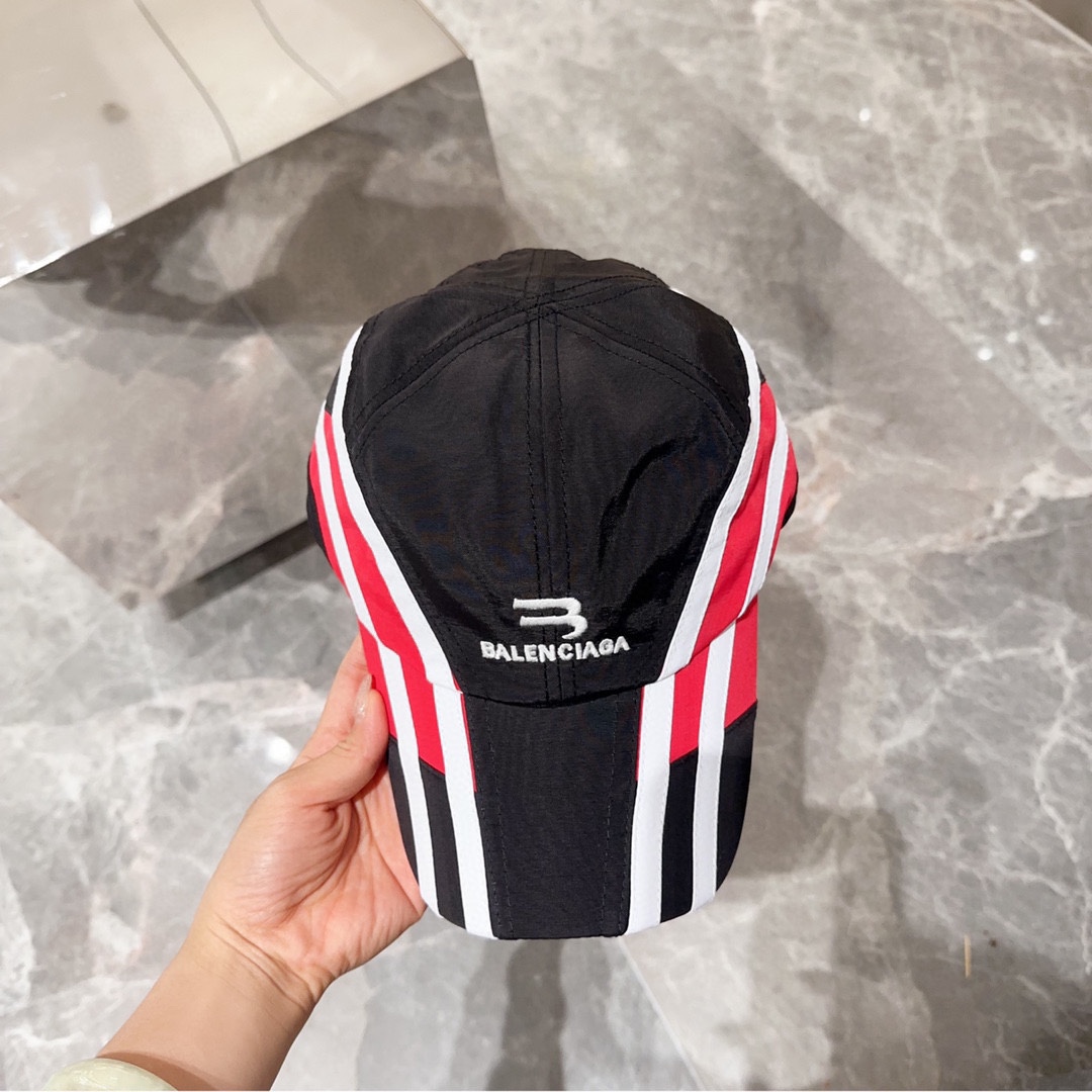 BALENCIAGA oficial, copa baja, tela técnica de nylon, unisex, parte trasera con velcro de nylon, calidad exce…