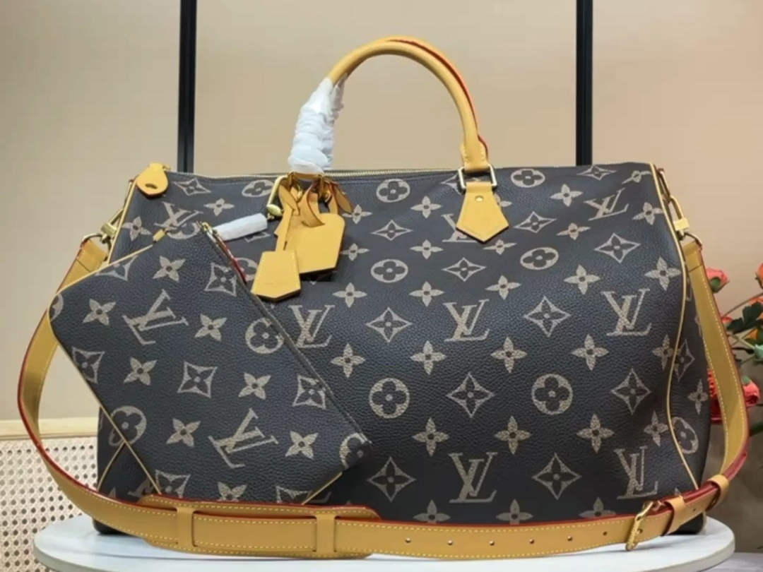 Louis Vuitton LV Speedy Tassen handtassen Blauw Koffiekleur Groen Rood M46961