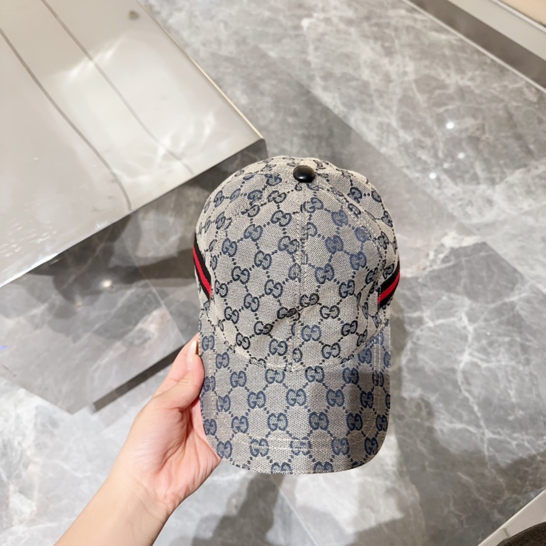 👒Gucci GUCCI 👒 gorra de béisbol nueva de tienda oficial, simple y elegante, gorra para el sol unisex.