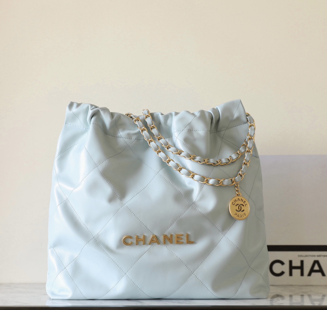 Chanel Cheap
 Handbags Crossbody & Shoulder Bags Tote Bags Blue Vintage Gold