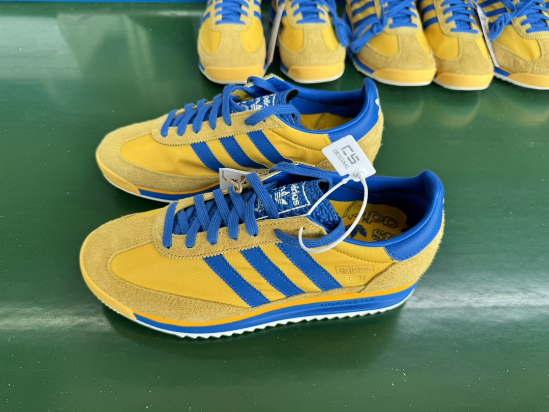 Adidas Originals SL 72 RS IE6526 Retro Sneakers - Yellow/Blue, Multiple Sizes 2 i1721545448 5815 1