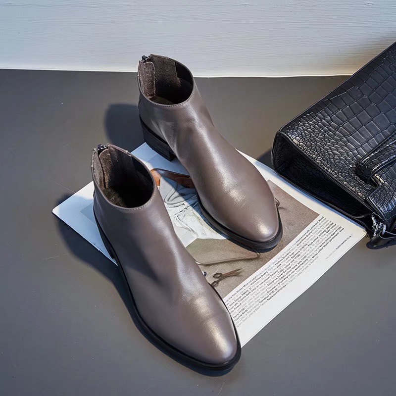 Stylish Calf Skin Shoes Offer: Soft, Comfortable, and Elegant in Various Sizes and Colors - 图片 4