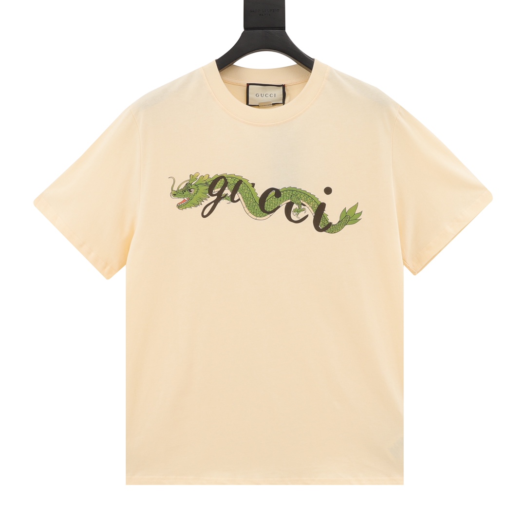 Gucci Odzież T-Shirt Unisex Bawełna Krótki rękaw