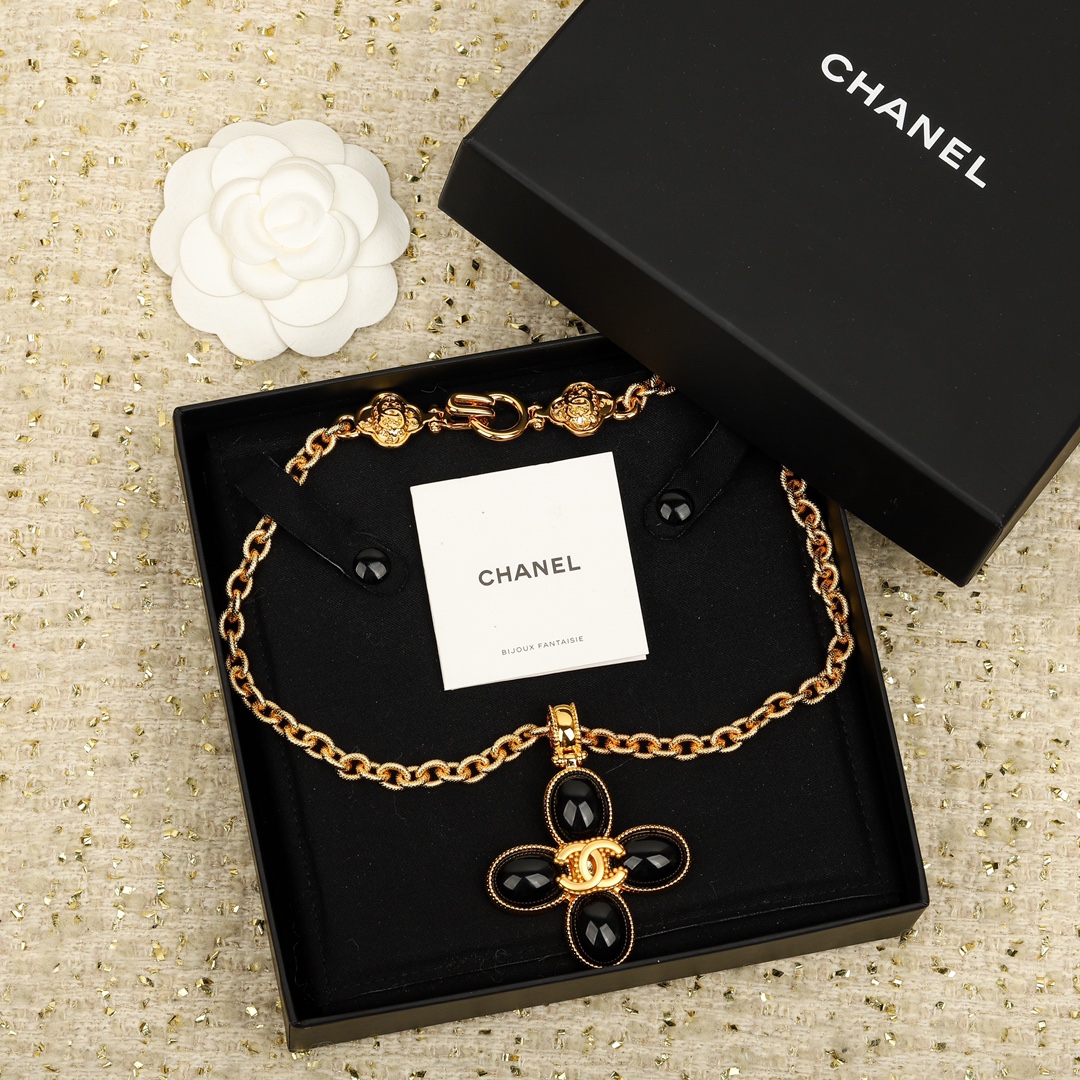 Chanel Comprar
 Joalheria Colares & Pendents Preto Branco Vintage