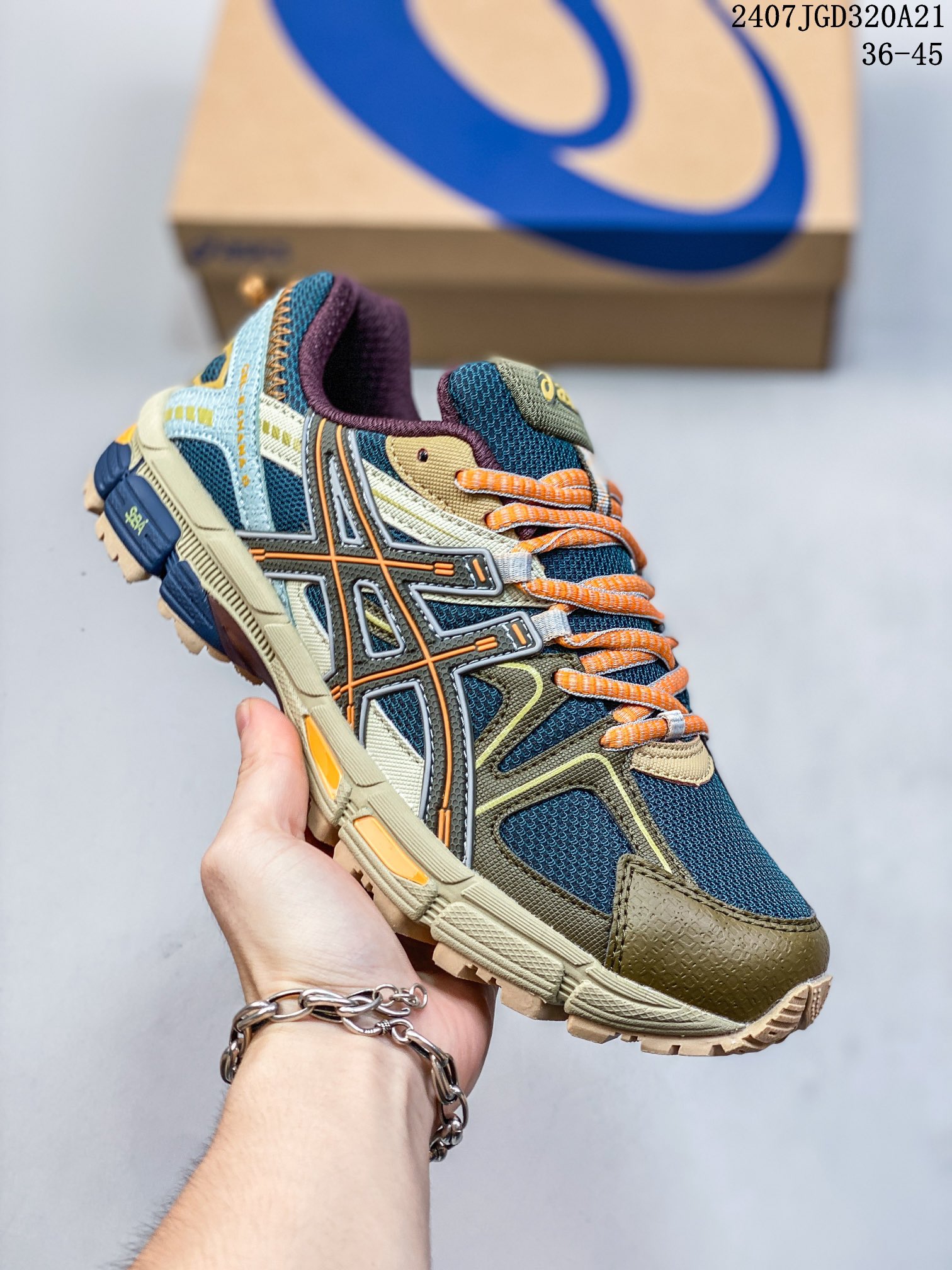 💰120 亚瑟士男女越野跑鞋GEL-KAHANA 8户外登山鞋透气运动休闲鞋 尺码：36-45 07JGD320A21