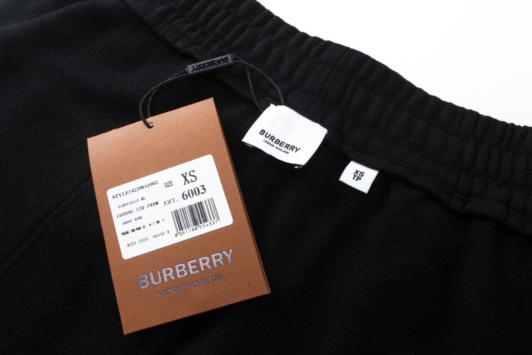 巴宝莉/Burberry 秋冬新品经典TB压胶休闲长裤