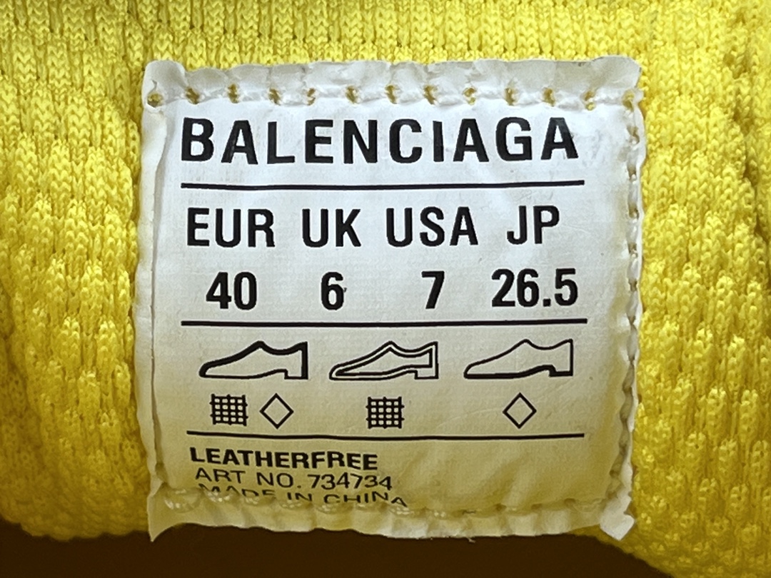 夏季主推款有量可谈！X版巴黎世家蓝色Balenciaga巴黎世家3XL网布系带做旧低帮户外概念鞋货号73