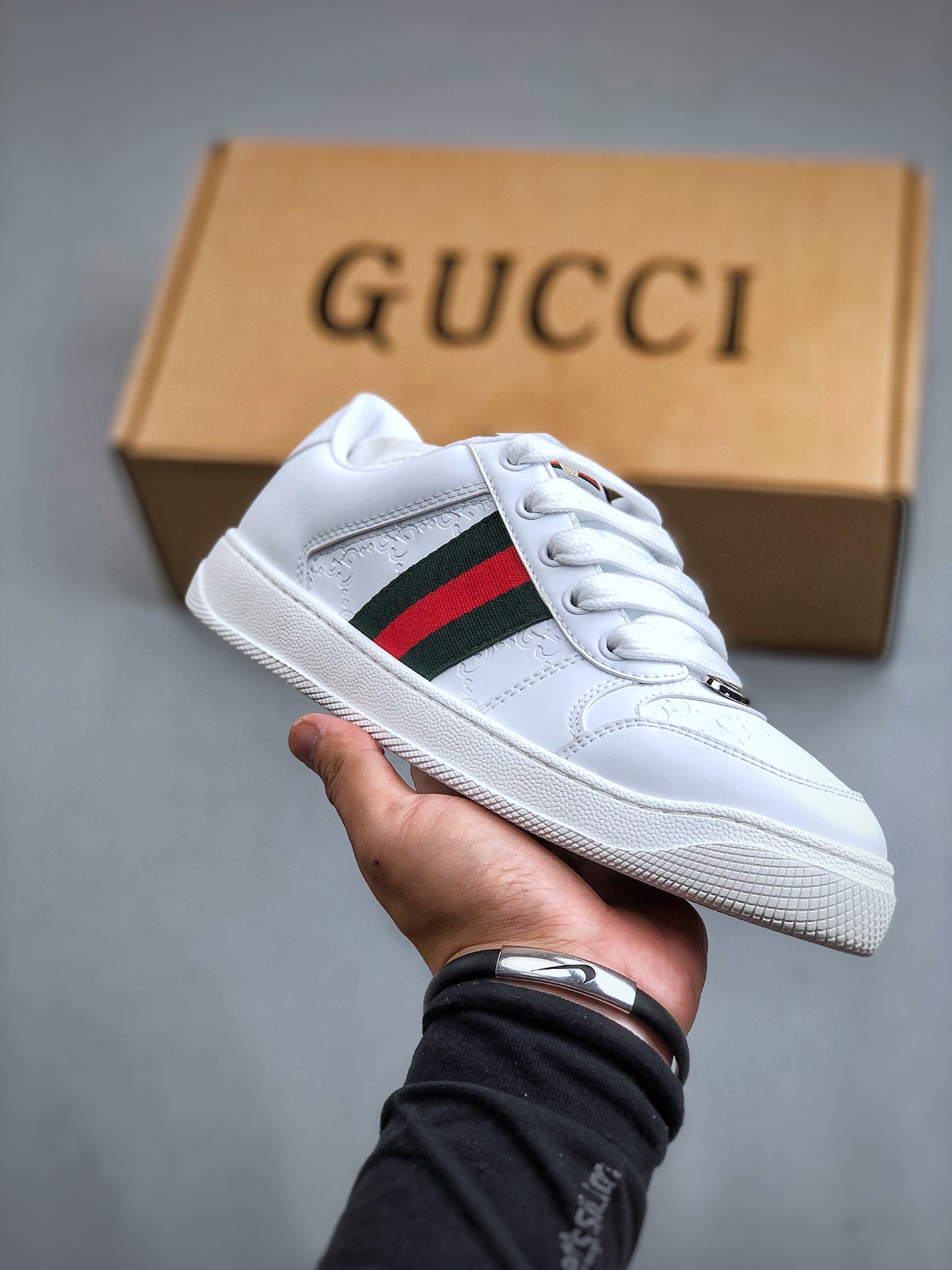 Gucci Distressed Screener sneaker古驰小脏鞋系列