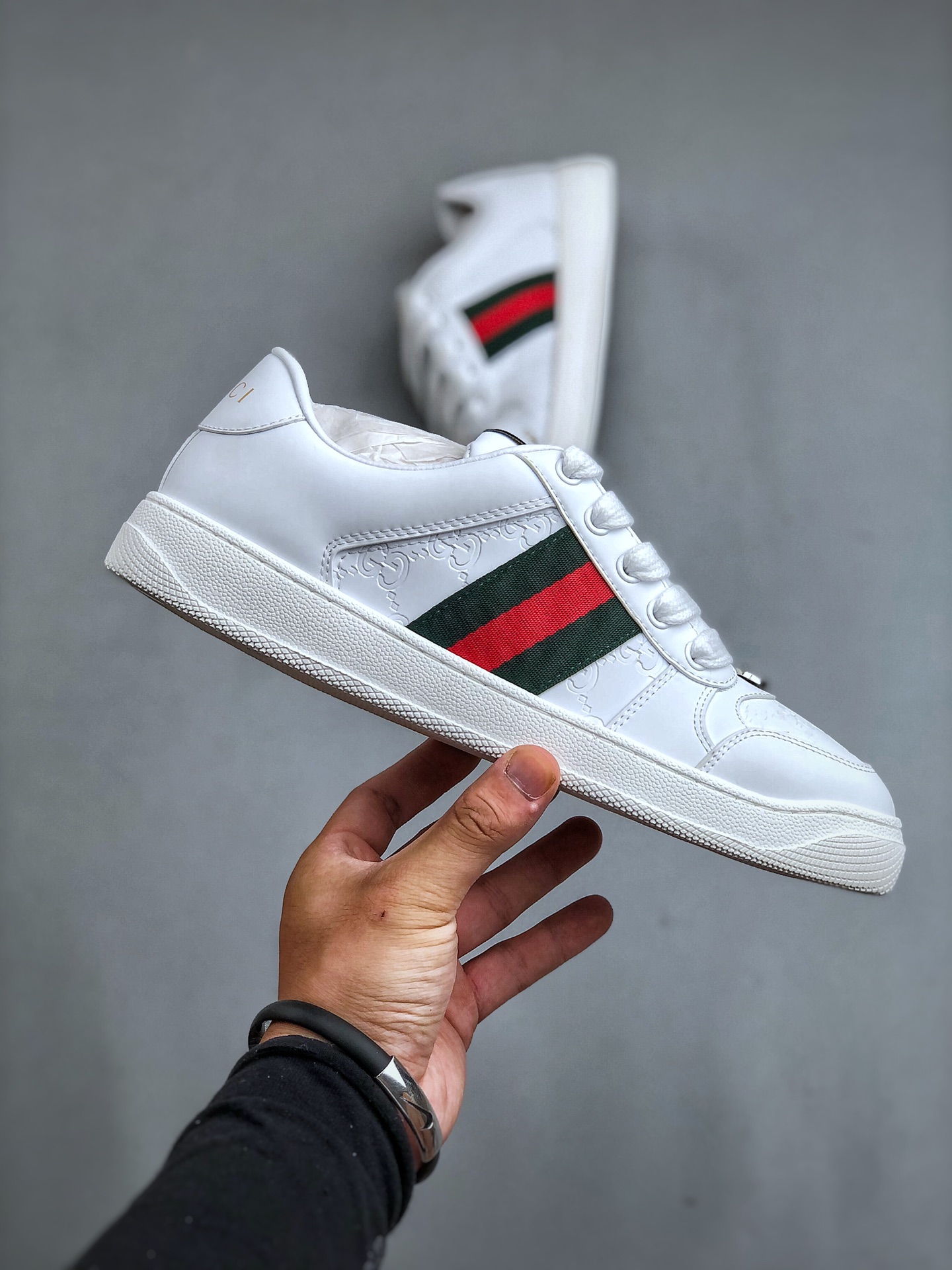 Gucci Distressed Screener sneaker古驰小脏鞋系列