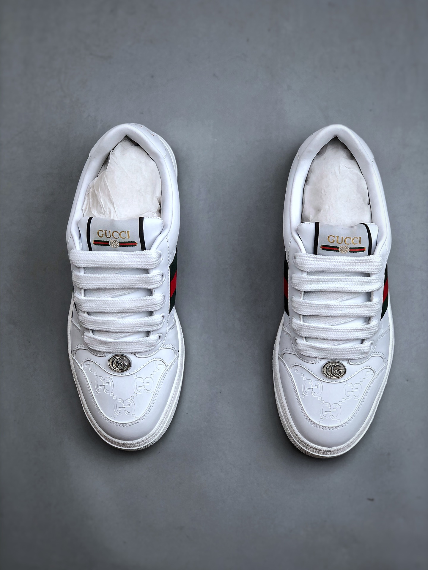 Gucci Distressed Screener sneaker古驰小脏鞋系列