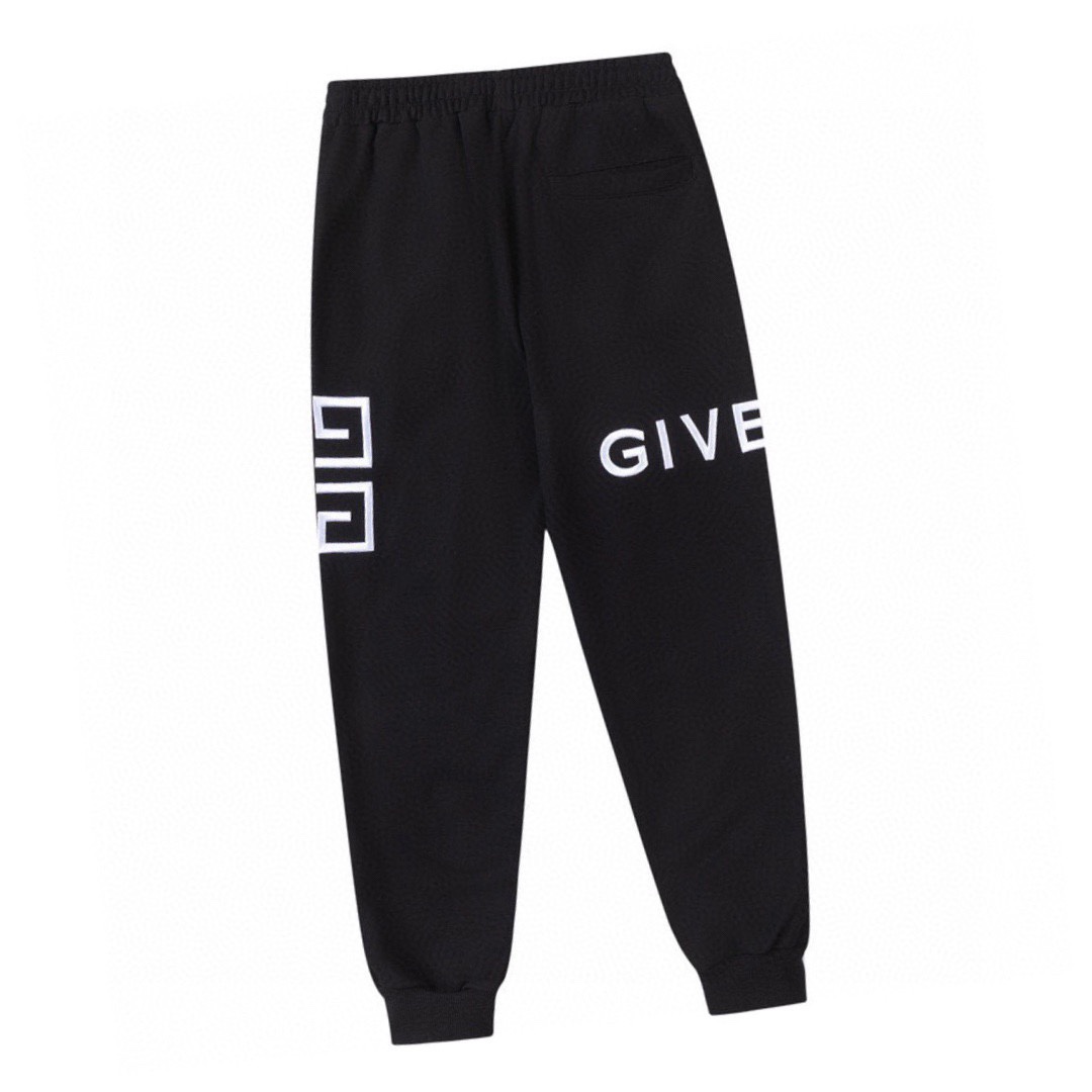 纪梵希/Givenchy 秋冬新品经典字母logo刺绣长裤