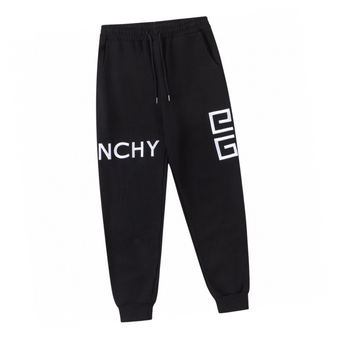 纪梵希/Givenchy 秋冬新品经典字母logo刺绣长裤