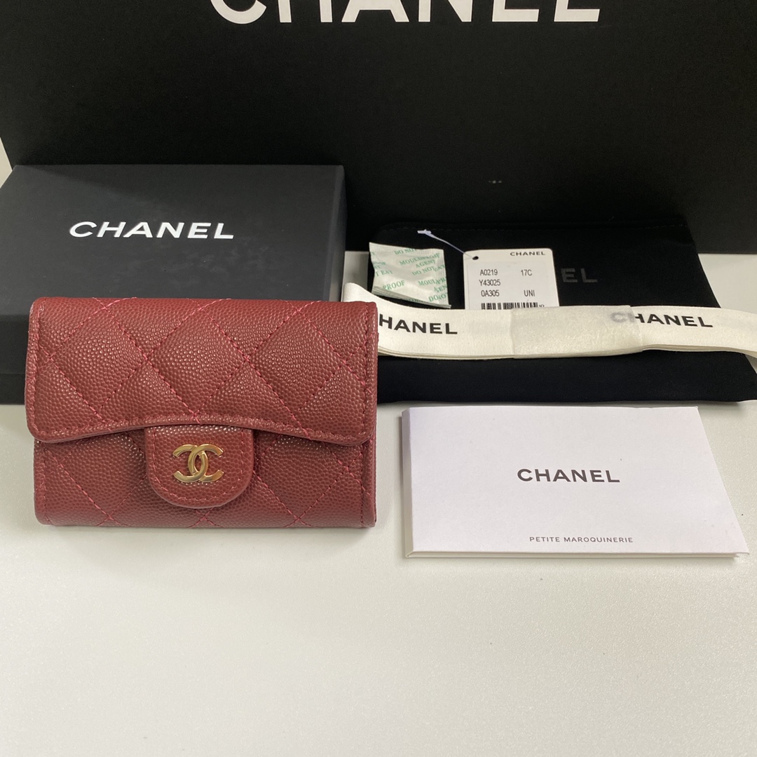 Chanel Classic Flap Bag Wallet Card pack