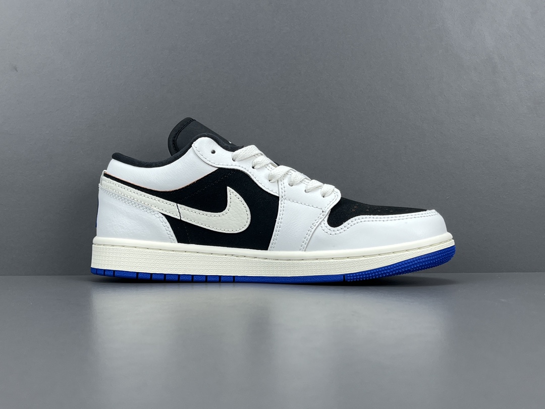 C版-AJ1JordanAirJordan1LowQuai54黑白HQ0764-001尺码40-45货号