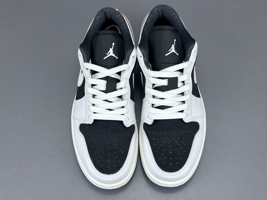 C版-AJ1JordanAirJordan1LowQuai54黑白HQ0764-001尺码40-45货号