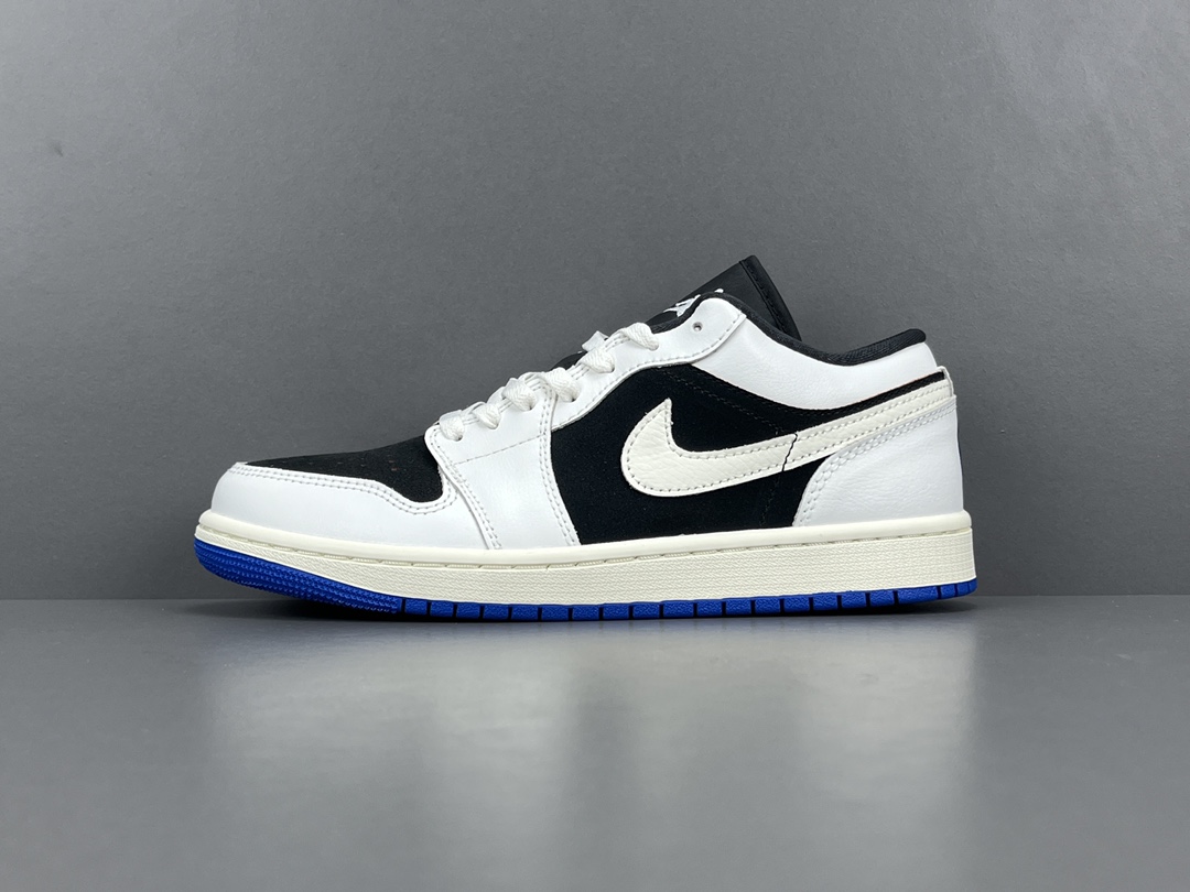 C版-AJ1JordanAirJordan1LowQuai54黑白HQ0764-001尺码40-45货号