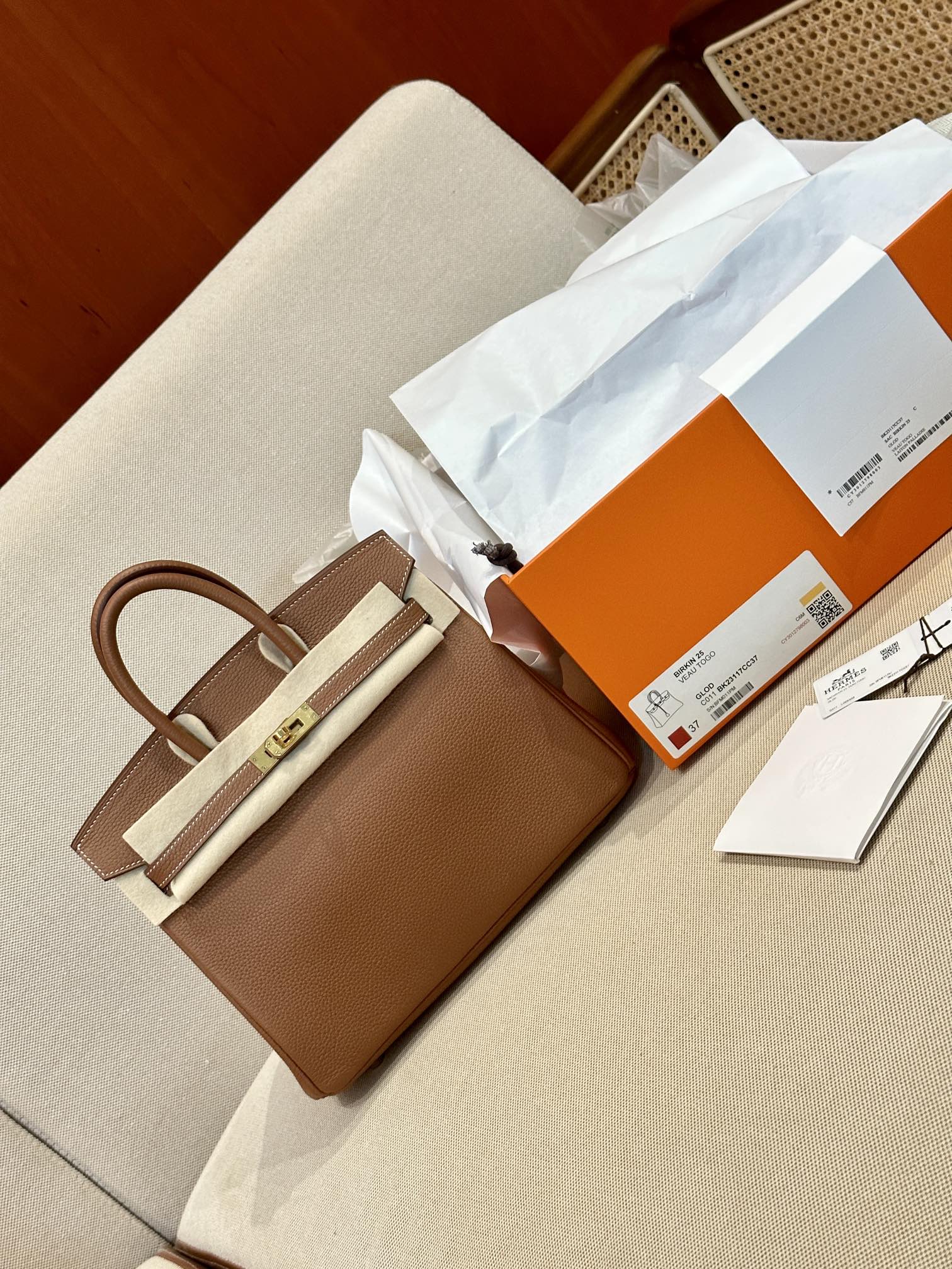 Hermes Birkin Gold Brown everyday