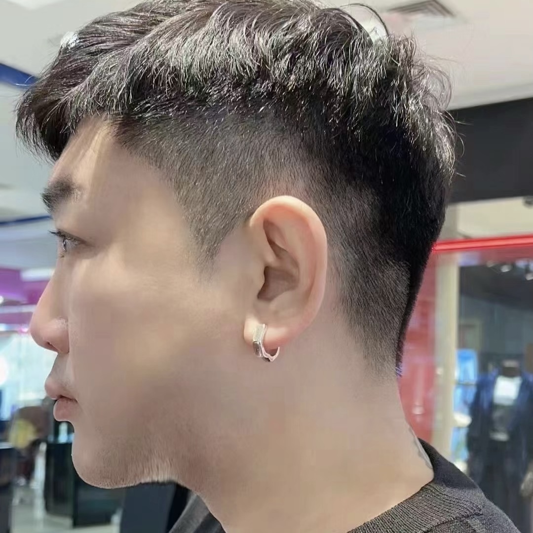 147 zirconium gucci hexagon bright earring Trademark series, same-sex ear buttons, classic six-angled, six-song - 图片 9