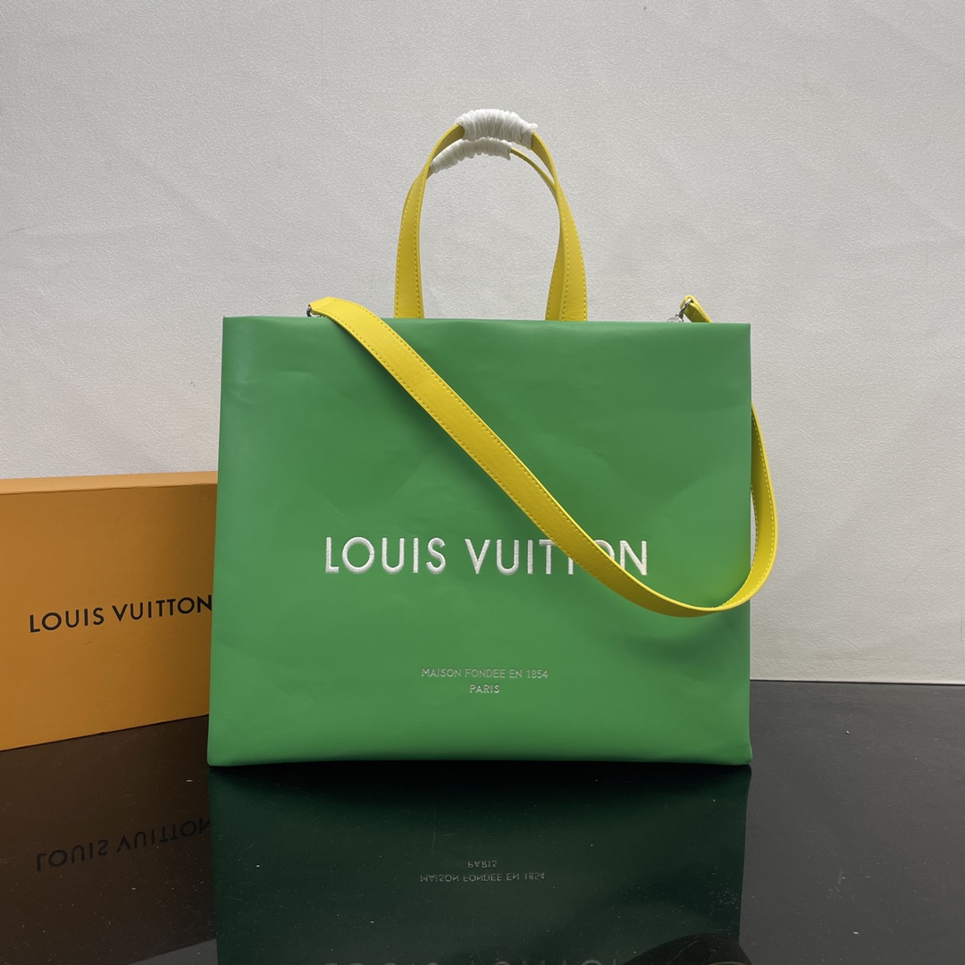 Louis Vuitton Handbags Tote Bags Cowhide Fabric M24457