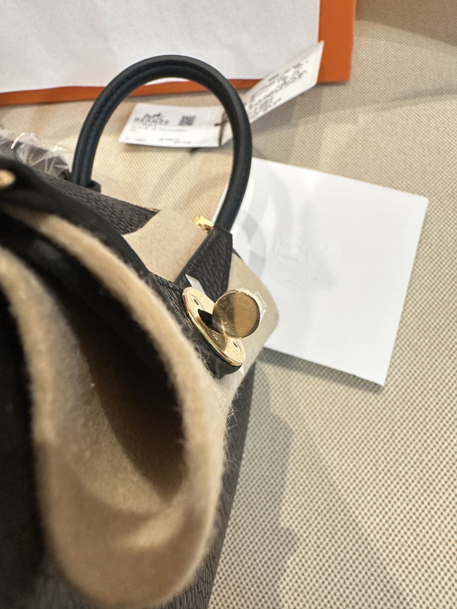 Hermes Lindy Black mini shoulder everyday