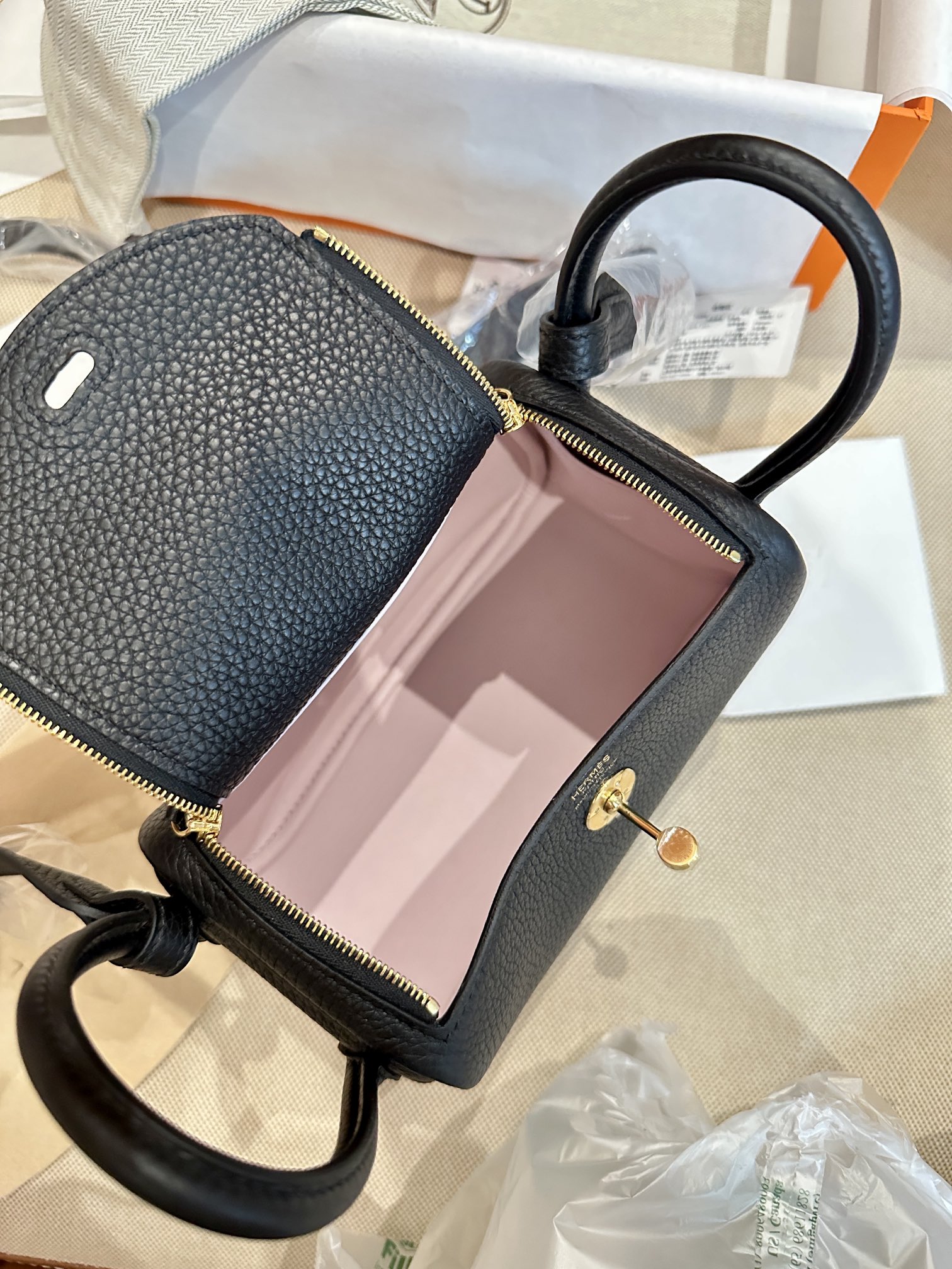 Bolsa Hermes Lindy mini TC — photo 6