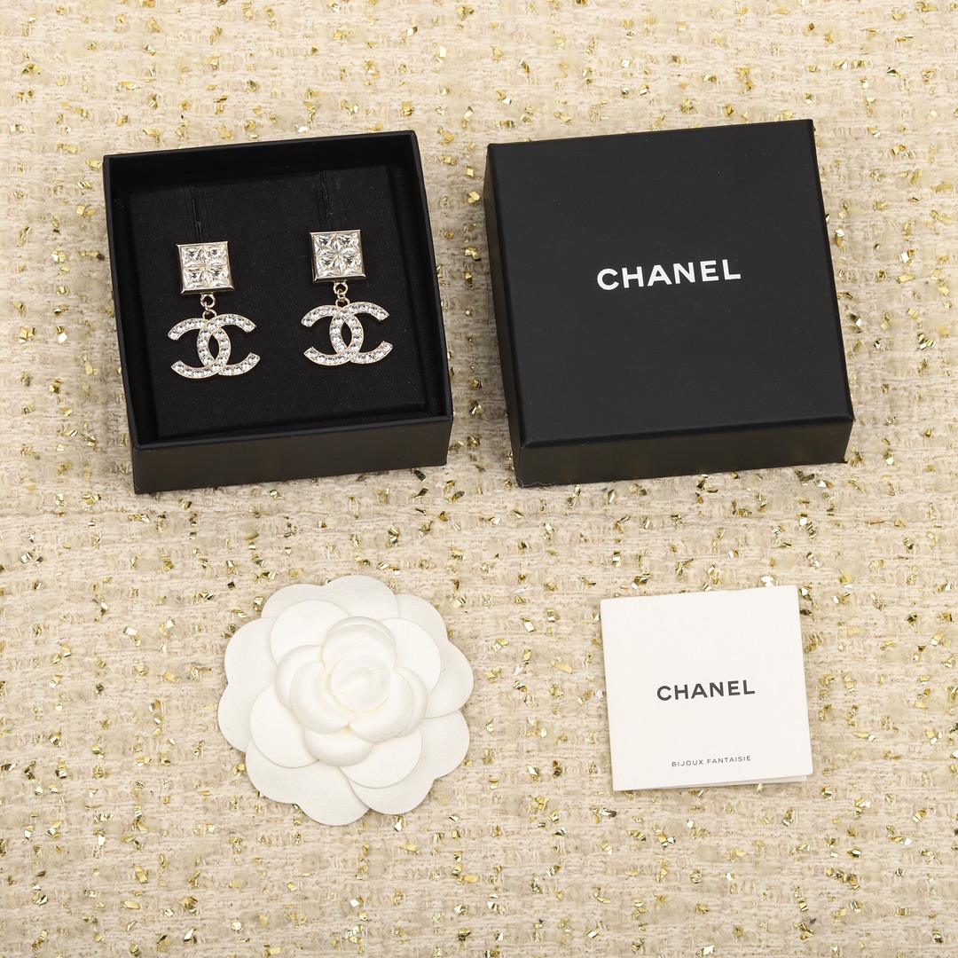 Chanel Joalheria Brinco Rose