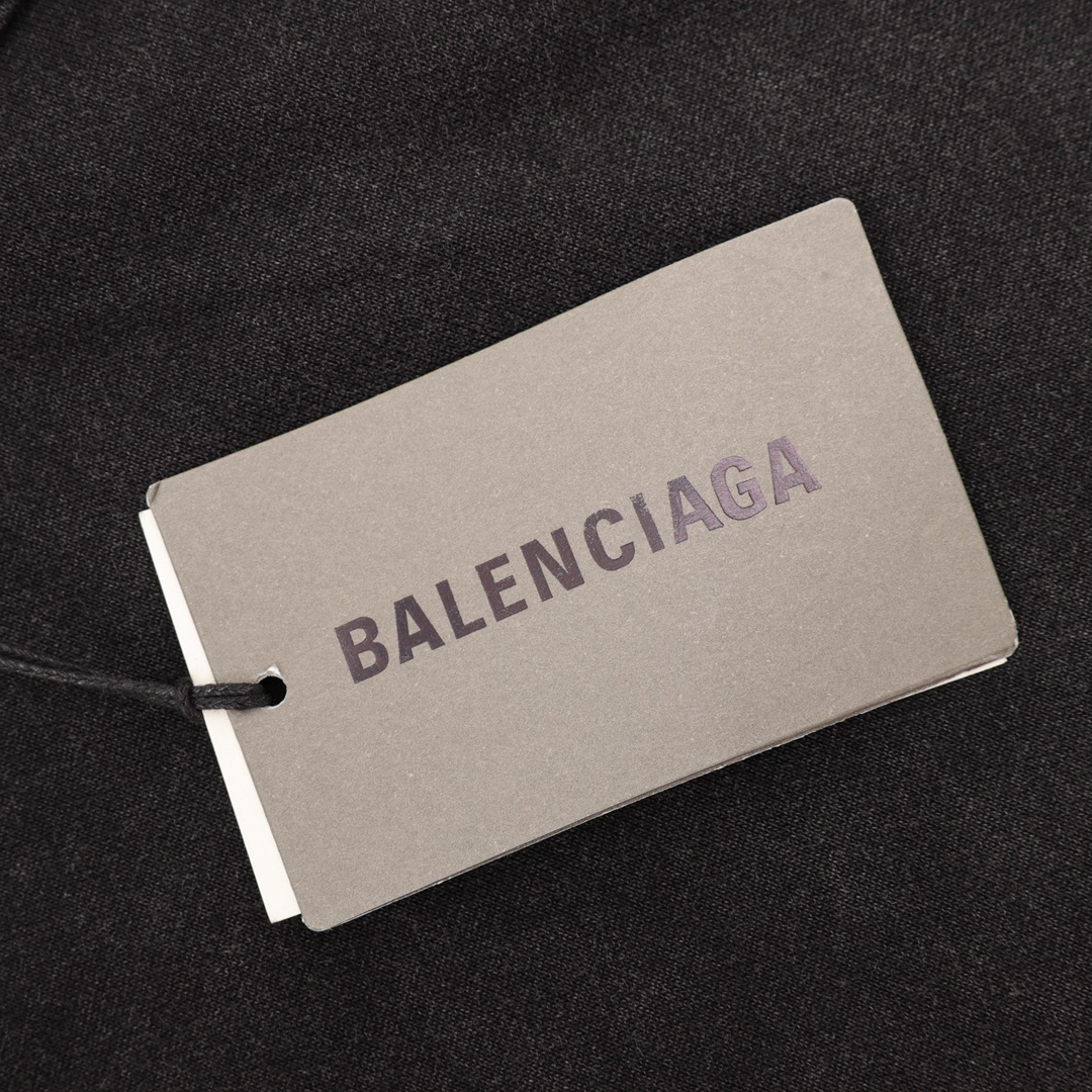 balenciaga巴黎世家 水洗凹凸印花短裤