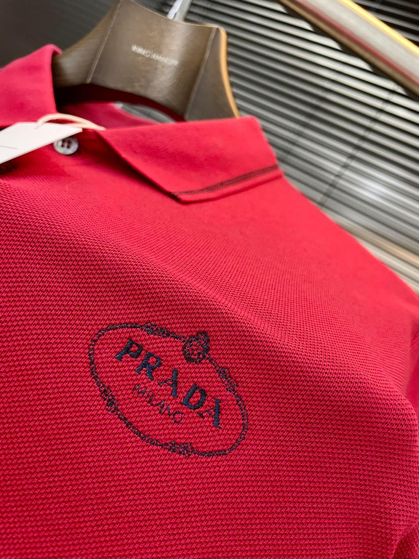 ️PRADA-普拉达系列VIP高级定制24ss春夏季新款短袖百搭款式任何人都可以轻松驾驭面料全订制工艺高