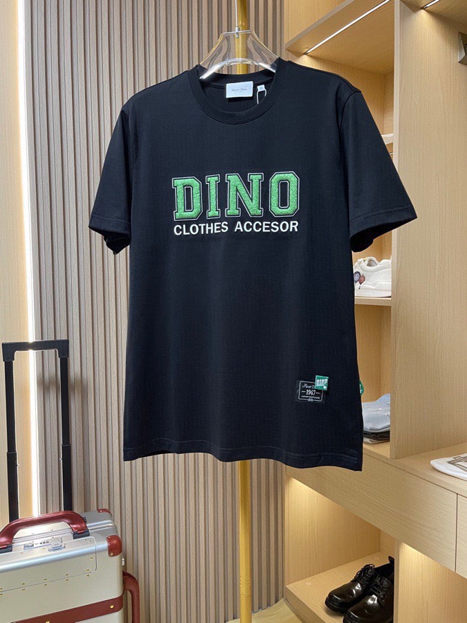 Dino奢品-专柜精棉T恤精致的印花彰时尚码数48-56配香港连卡佛礼盒包装