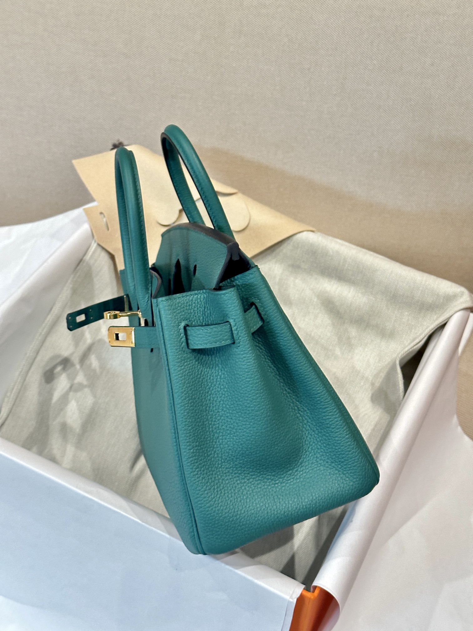 Hermes Birkin 25 Green Togo 25 handbag everyday