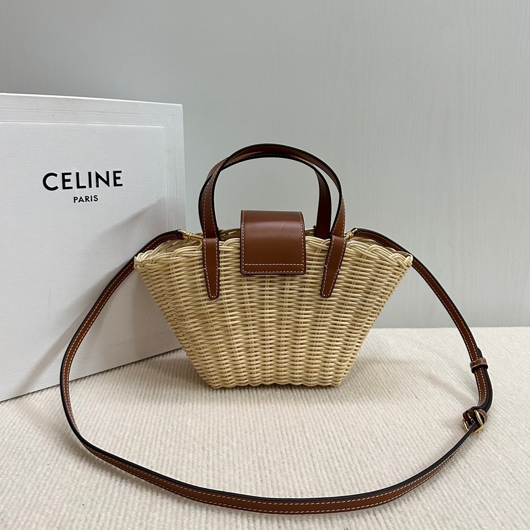 Celine Style Beige Leather Shoulder Bag style reference detail image 3 from source 719994