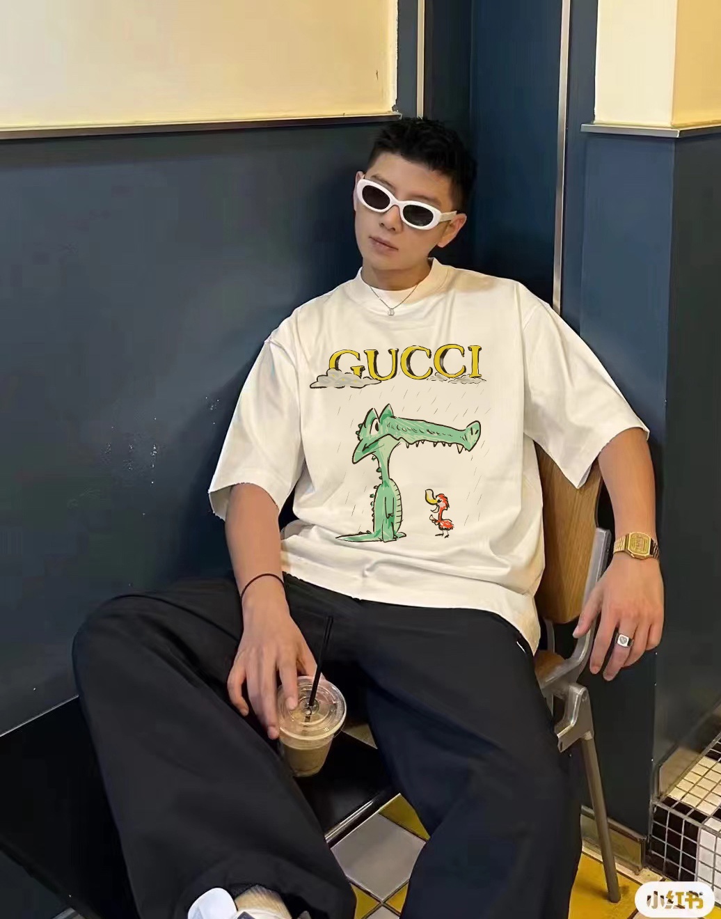 Gucci Odzież T-Shirt Krótki rękaw