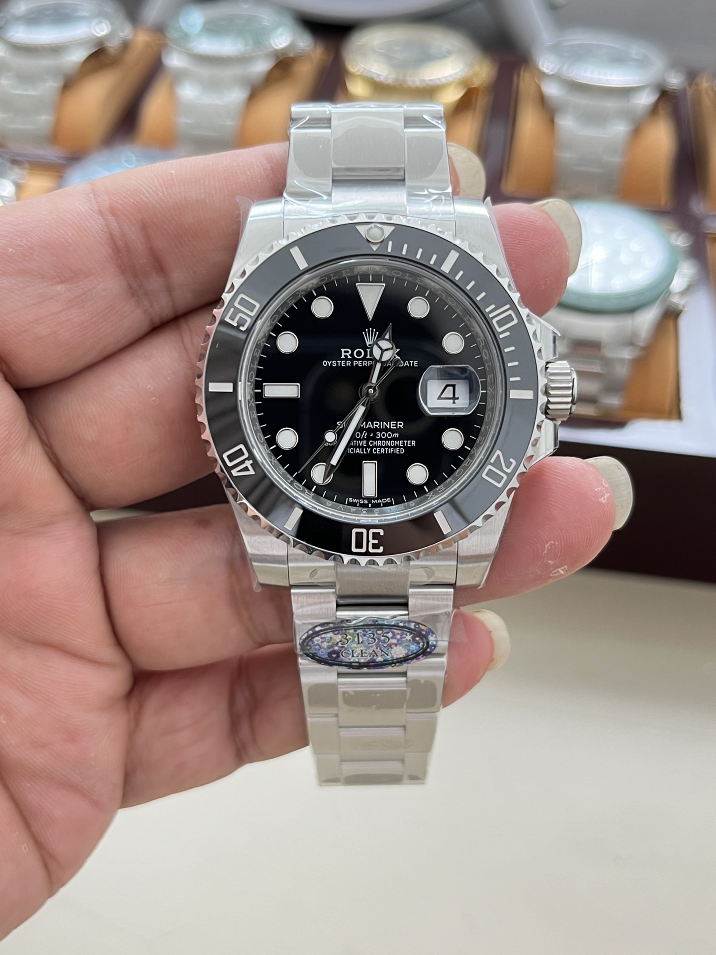 롤렉스 서브마리너 40mm 3135 무브먼트 레플리카 43204