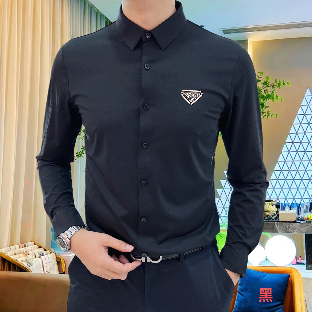 NO:646302,Seamless nylon long-sleeved shirt, simple European light luxury style 3519#M-4XL,,shirts,alexander wang19860909无痕锦氨长袖衬衫 简欧轻奢风  3519#M-4XL,,shirts,alexander wang,Men's clothing