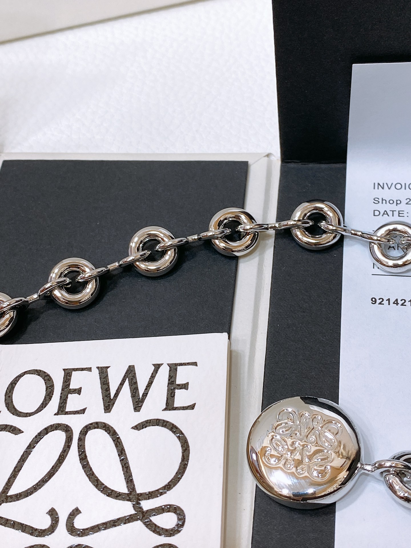 Gold Brass Donut Belt Purchase for Ms. Loweway: Anagram Boulder Decoration, 100cm. - 图片 3
