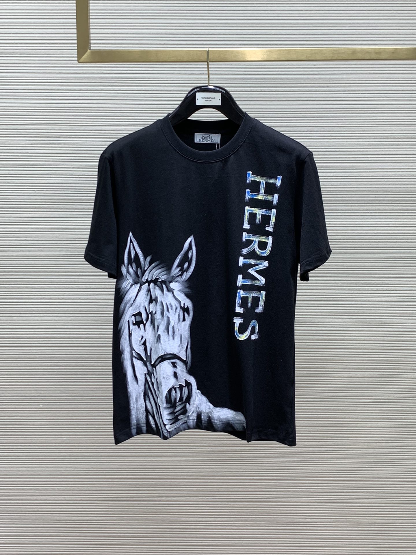 Hermes Clothing T-Shirt Printing Summer Collection Fashion Short Sleeve