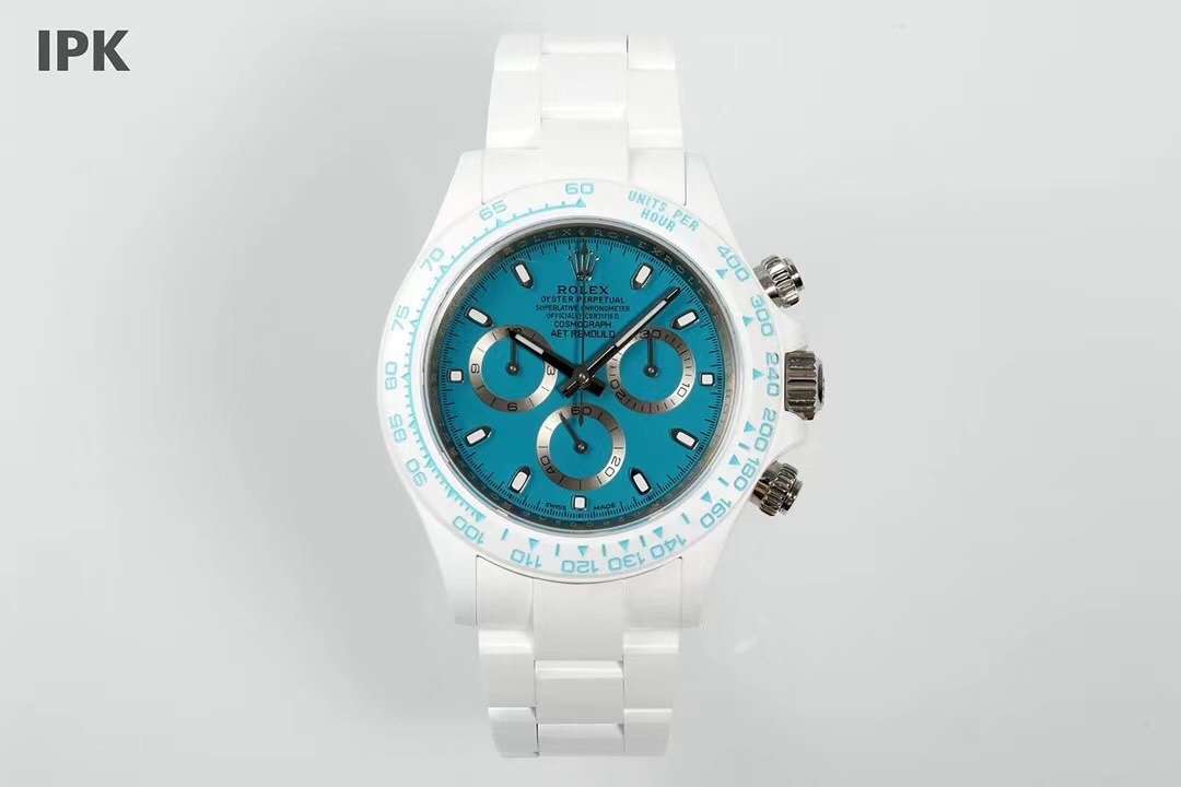 I P K Factory🌐Rolex White Ceramic Daytona modificado✖️AET Rolex de marca compartida Un Daytona especial ¡Qui…