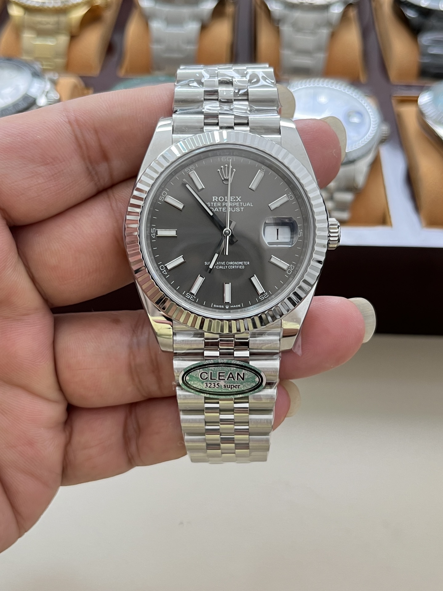 롤렉스 데이트저스트 41mm 3235 무브먼트 레플리카 43258