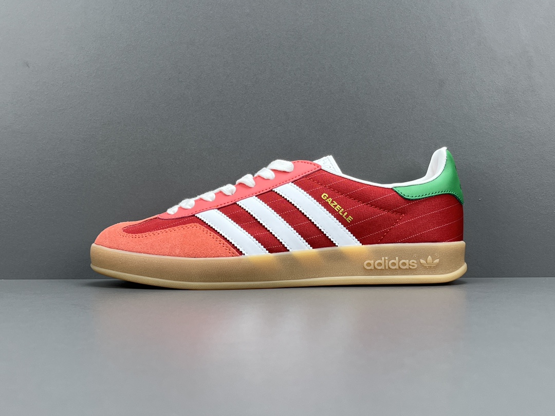 纯原版阿迪adidasoriginalsGAZELLEINDOOR舒适百搭防滑耐磨低帮板鞋男女同款尺码3