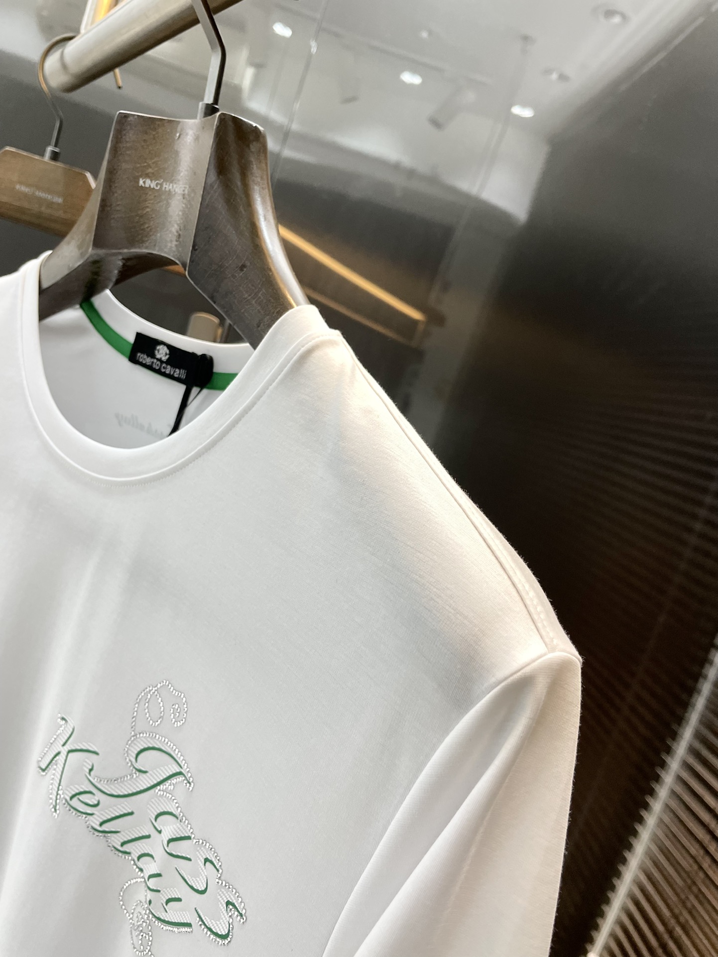 ZILLIMARK Cavalli White Short Sleeve T-Shirt - Spring/Summer Collection 5 i1722740384 8300 3