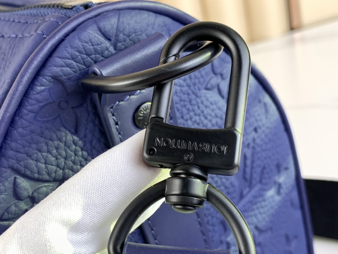 Keepall35手袋M22765M11691靛蓝压花本款Keepall35旅行袋为MonogramSh