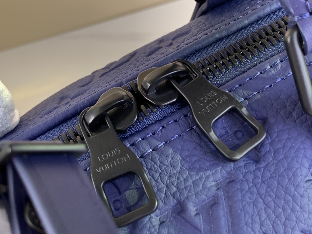 Keepall35手袋M22765M11691靛蓝压花本款Keepall35旅行袋为MonogramSh