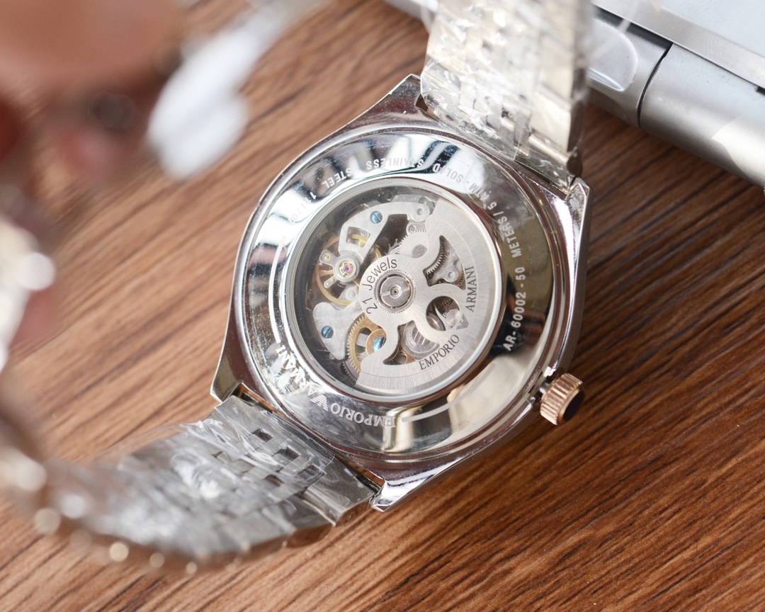 Hangzhou Mechanical 8210A Core Hong Kong Delivery: AR 60003 Male Mechanical Watch Summary: Latest Explosive Design, 30m Waterproof, 316 Steel, Wear-Resistant Glass - 图片 7