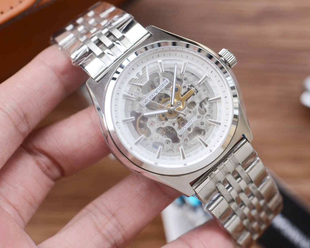 Hangzhou Mechanical 8210A Core Hong Kong Delivery: AR 60003 Male Mechanical Watch Summary: Latest Explosive Design, 30m Waterproof, 316 Steel, Wear-Resistant Glass - 图片 5