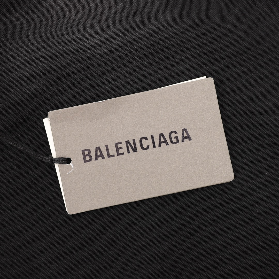 balenciaga/巴黎世家 水洗字母印花织带长裤