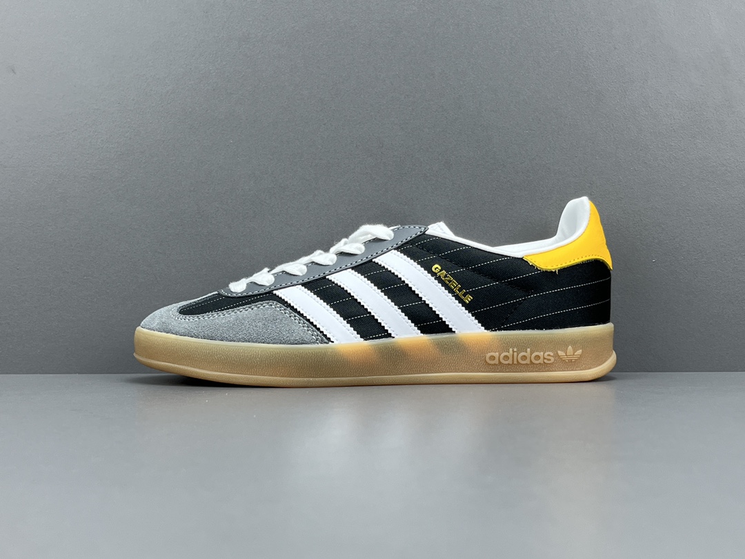 纯原版阿迪adidasoriginalsGAZELLEINDOOR舒适百搭防滑耐磨低帮板鞋男女同款尺码3