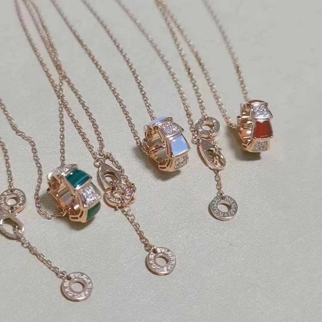 NO:104519,B@v Snake bone necklace, Bulgari necklace, bvlgari, necklace19860909B@v 蛇骨项链,宝格丽项链,bvlgari,necklace,Jewelry