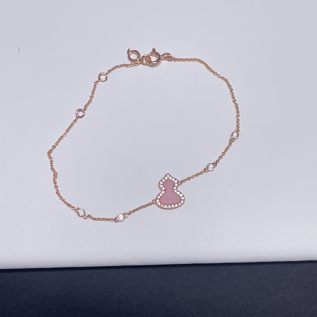 NO:714360,Qeelin gourd powder bracelet, electroplated thick gold, perfect details, ready stock, bracelet, Cartier high-end jewelry19860909Qeelin葫芦粉手链 电镀厚金 细节完美 现货 现货,,bracelet,卡迪亚高端饰品,Jewelry