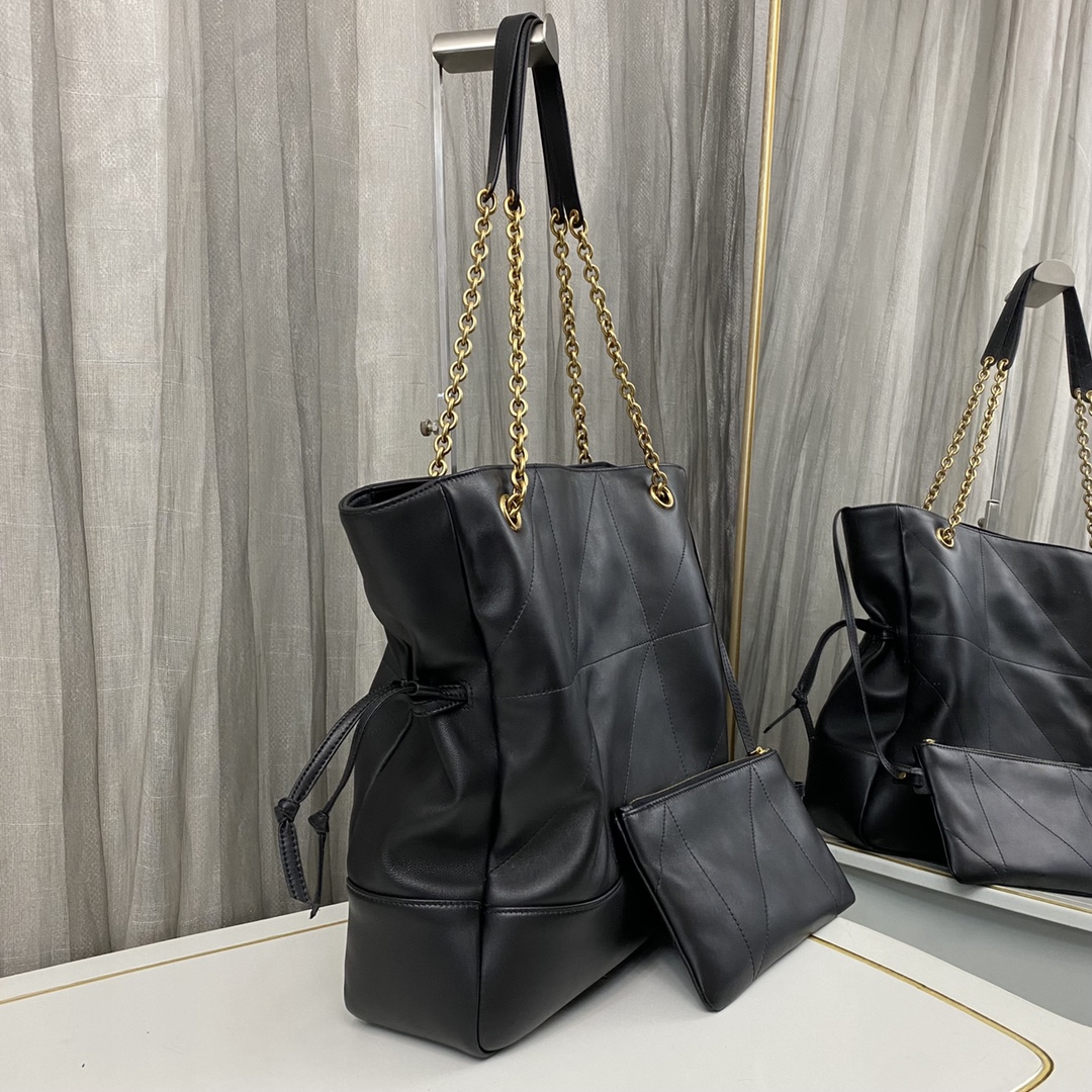 Saint Laurent Ysl home Jamie 4.3 LARGE POCHON sheepskin tote bag