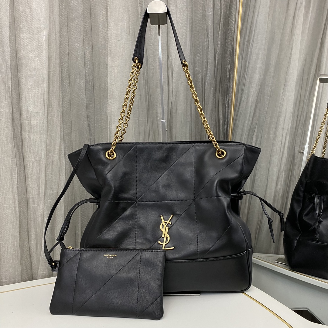 Saint Laurent Ysl home Jamie 4.3 LARGE POCHON sheepskin tote bag